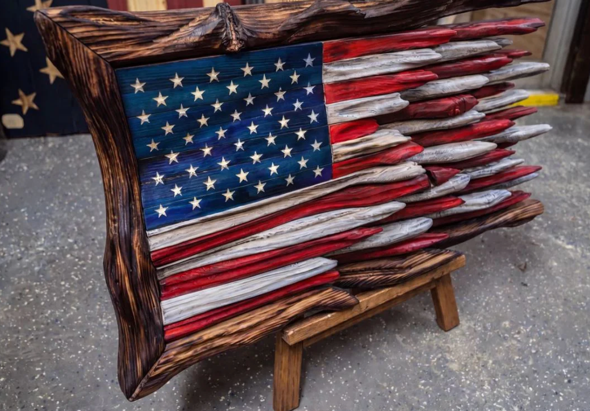 "The Battle Worn" Flag- IronnHide