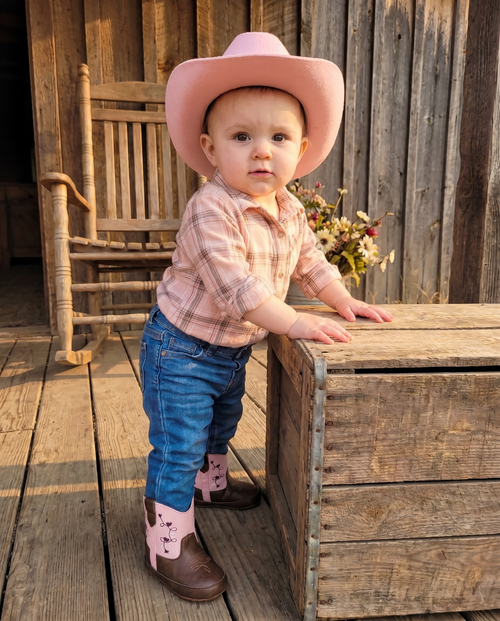 Handmade Baby Cowboy Boots Country Style for Little Cowboys & Cowgirls